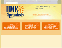 Tablet Screenshot of hmespecialists.com